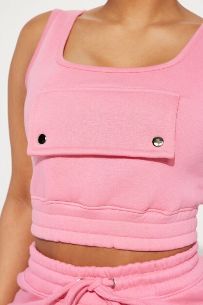 Top de Franela sin Mangas con Bolsillo - Image 7