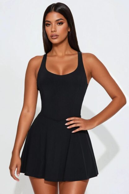 Vestido Deportivo de Cancha con Tejido de Canalé - Image 2