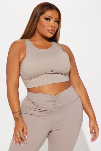 Top Deportivo de Cuello Alto para Pilates - Negro - Image 18