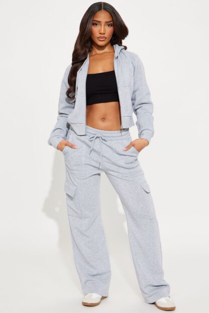 Pantalones Joggers Dayna en Gris Suave